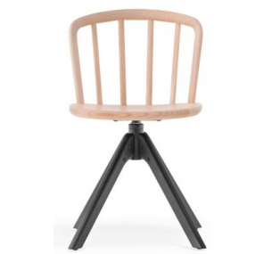 NYM 2840 - Pedrali wooden turning chair, different finishings