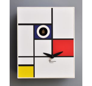 D’Apres Mondrian 900&8 - Pendule à coucou