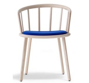 NYM 2836 - Pedrali Wooden Chair, with cushion, different finishings and colours