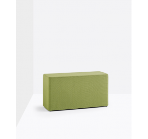 WOW 321 - Pedrali pouf/stool, upholstered in fire-retardant polyurethane foam, covered in various finishes and colours.