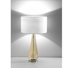 COSTARICA 2813 - RIBBED GLASS - Table Lamp, Selene Illuminazione