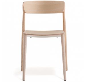 NEMEA 2820 - Pedrali wooden chair, various finishes, stackable