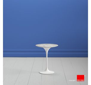 Tavolino Tulip SA214 - Eero Saarinen - Coffee Table H52, PIANO ROTONDO E OVALE IN CERAMICA DEKTON COSENTINO ENTZO - ANCHE PER ESTERNO