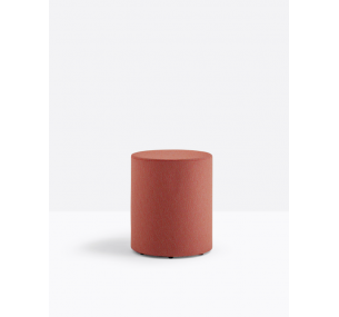 WOW 322 - Pedrali pouf/stool, upholstered in fire-retardant polyurethane foam, covered in various finishes and colours.