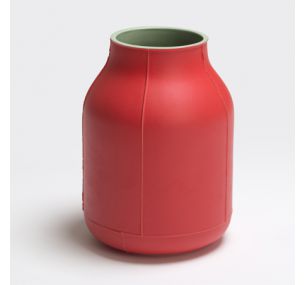 Benjamin Hubert - Vase Barrel Large HUB1 - Rouge mat-vert