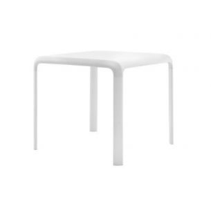 SNOW 301 - Stackable metal Pedrali table, polypropylene top, suitable for outdoor