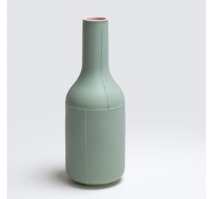 Benjamin Hubert - Vase Bottle HUB3 - Gris mat-rose
