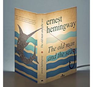 THE OLD MAN AND THE SEA - Abat Book Lamp