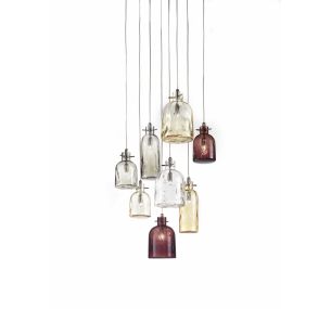 BOSSA NOVA - Lampe à suspension Selene Illuminazione en verre soufflé de Murano