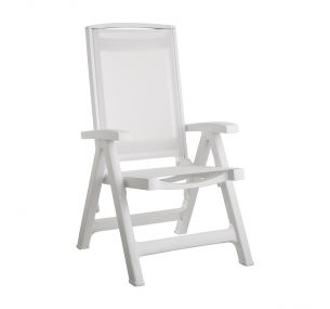 ESMERALDA LUX_2067 - Polypropylene folding Scab armchair, suitable for outdoor