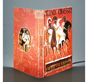 THE ILIAD AND THE ODYSSEY - Abat Book Lamp
