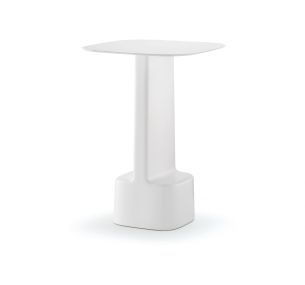 SERIF 861 - Pedrali fixed table 70x70, polyethylene and layered top in available colours.