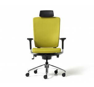 STYLE_EXECUTIVE - Swivel and adjustable Diemme armchair with upholstered seat