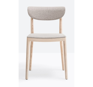 TIVOLI 2801 - Holzstuhl Pedrali, Sitz und Rücken gepolstert, verschiedene Ausführungen und Farben.