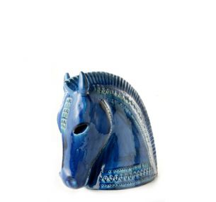 Rimini Blu - Figura Testa di cavallo ZZ999-154