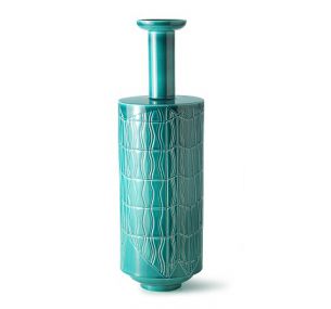 Bethan Laura Wood - Kollektion Guadalupe_Vase C BLW-8 Einfarbig Grün