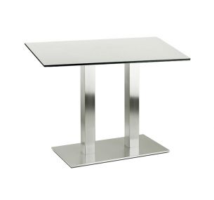 INOX 4462 - Steel Pedrali table for coffee bars or restaurants