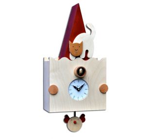 Cuckoo Micio - Le Fiabe di Mamma Irene - Cuckoo Pendulum Wall Clock Art. 112