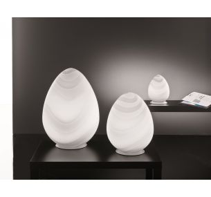 ALICE - Lumetto e Lampada da tavolo, in vetro soffiato di Murano, Selene Illuminazione
