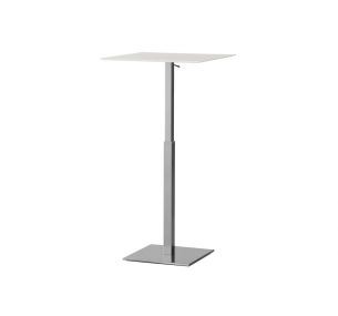 INOX 4406H_ST - Pedrali table for coffee bars or restaurants, in satinized steel