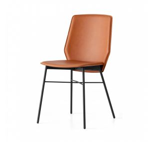 SIBILLA - Sessel ohne Armlehnen aus Leder