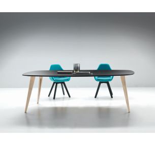 PIGRECO - Martex Schreibtisch mit geformter Platte 