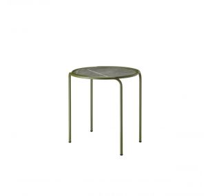 DRESS CODE TABLE_2742 - Table basse Scab en acier, plateau rond, différentes finitions