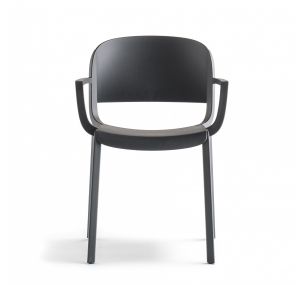 DOME 265 - Pedrali Sessel aus Polypropylen, stapelbar, in verschiedenen Farben, auch für den Außenbereich