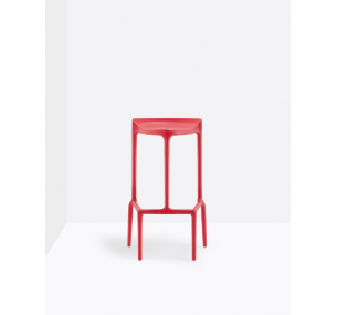 HAPPY 490 - Polypropylene Pedrali stool H_75, suitable for outdoor