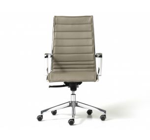 AUCKLAND_EXECUTIVE- Swivel and adjustable office Diemme chair with armrests and upholstered seat, in several colors.